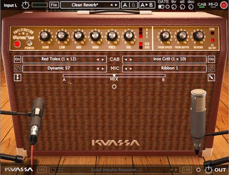 Kuassa Amplifikation Vermilion interface