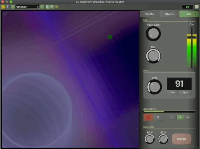Stagecraft Software Disarray interface