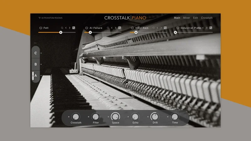 Crosstalk Piano interface