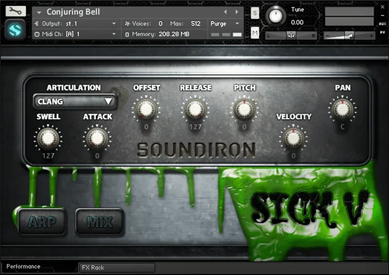 Soundiron Sick 5 interface