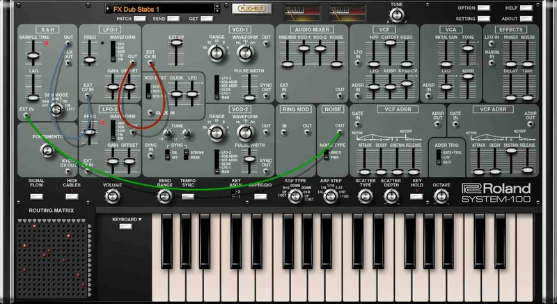 Roland SYSTEM-100 interface