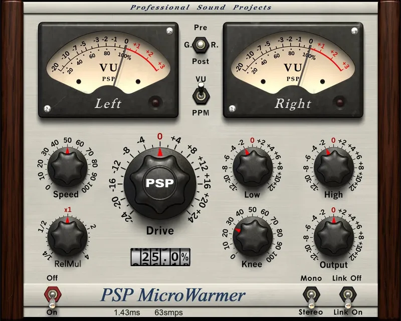 PSP MicroWarmer interface