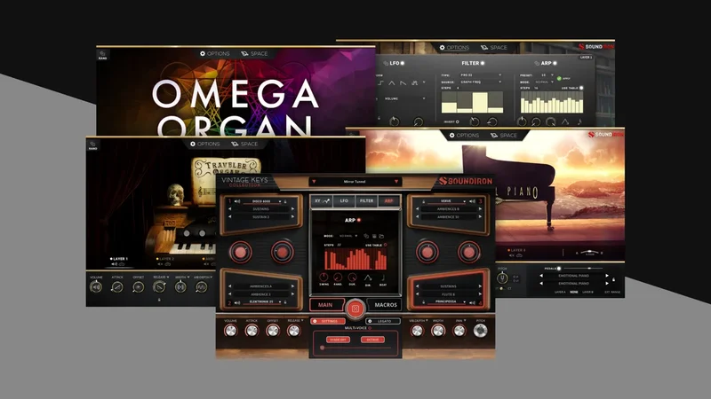 Omega Keys Anthology interface