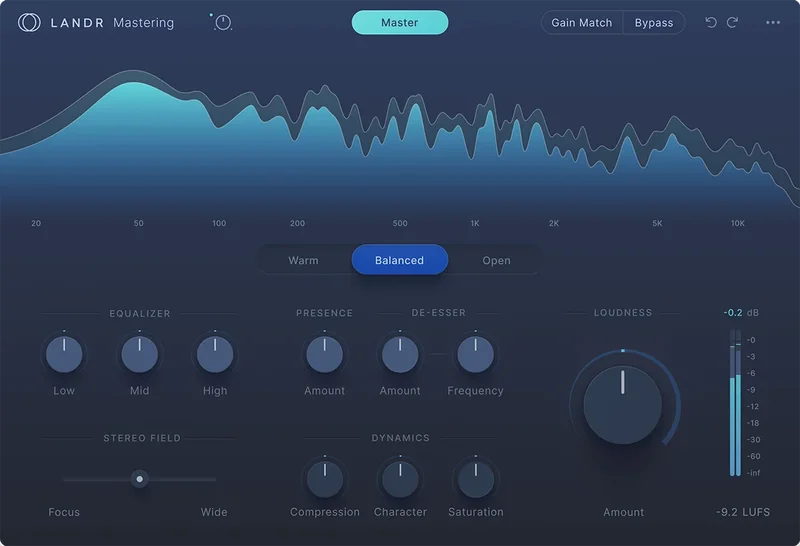 LANDR x SynchroArts Ultimate Bundle interface
