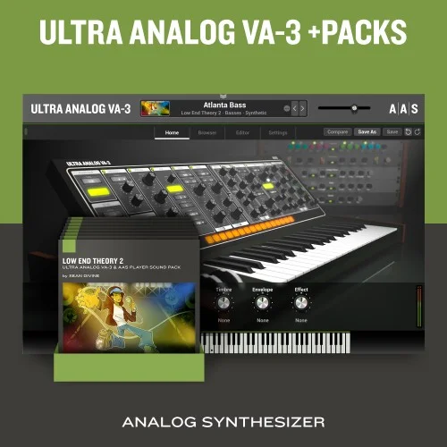 AAS Ultra Analog VA-3 + PACKS Bundle interface