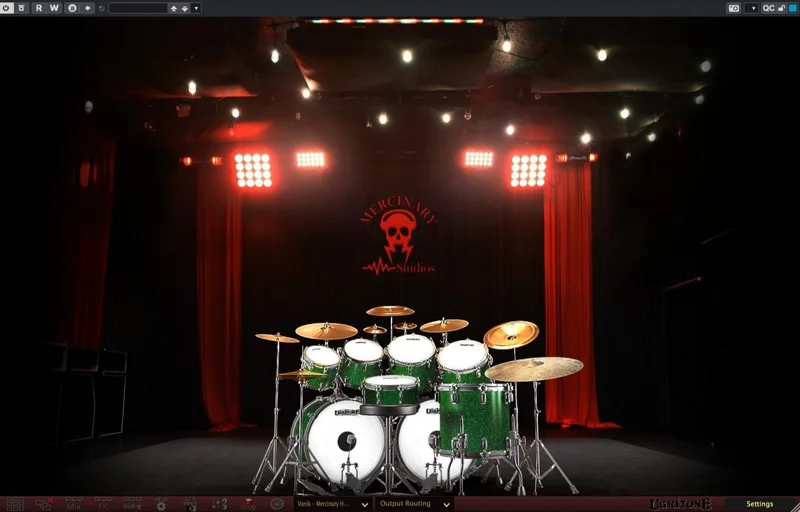Ugritone Faster Louder Drums interface