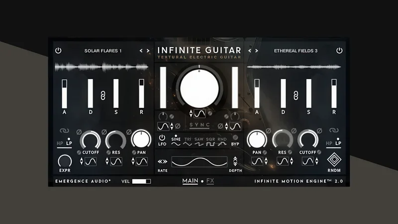 Infinite Guitar interface