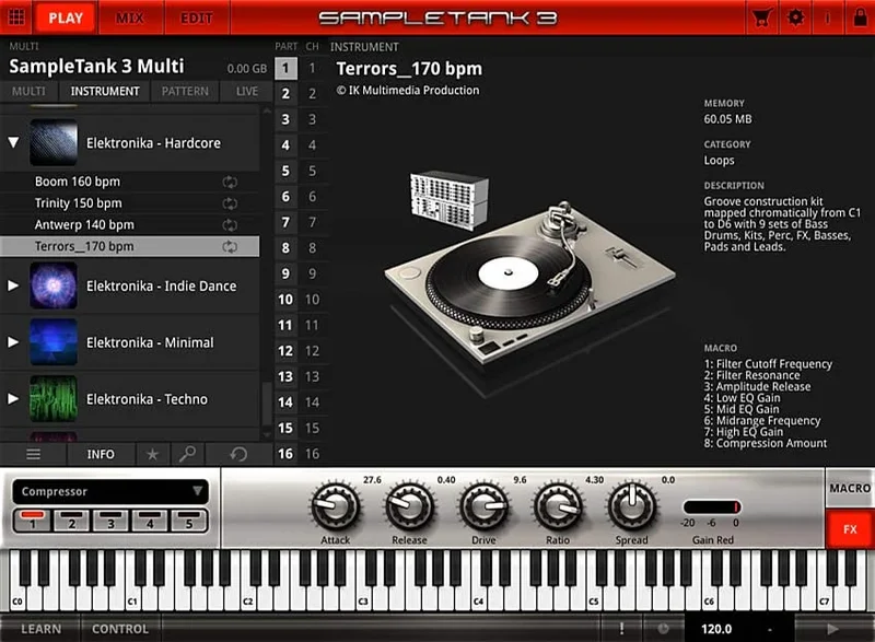 IK Multimedia Elektronika Hardcore interface
