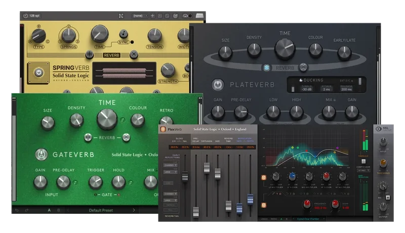 SSL Reverb Collection interface