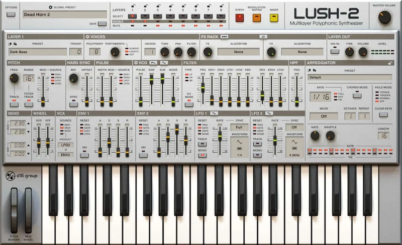 D16 Group LuSH-2 interface
