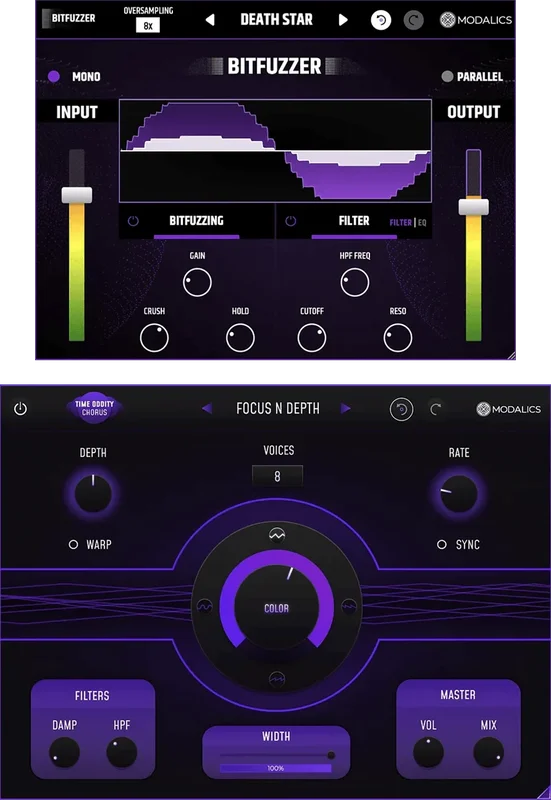 Modalics Processing Bundle interface