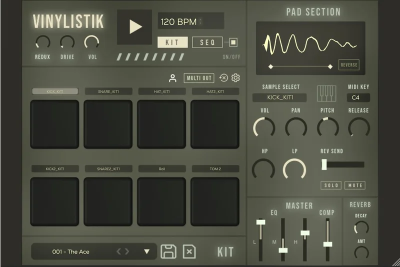 BeatSkillz Vinylistik interface