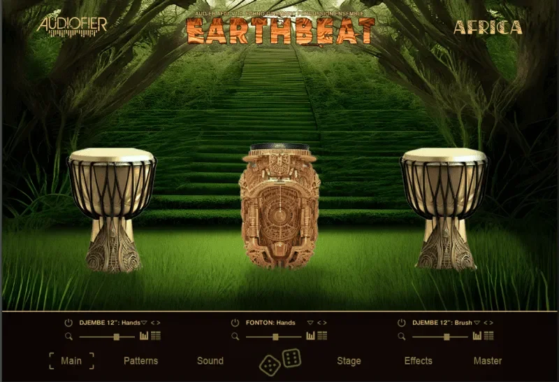 Audiofier Omnibeats EarthBEAT interface