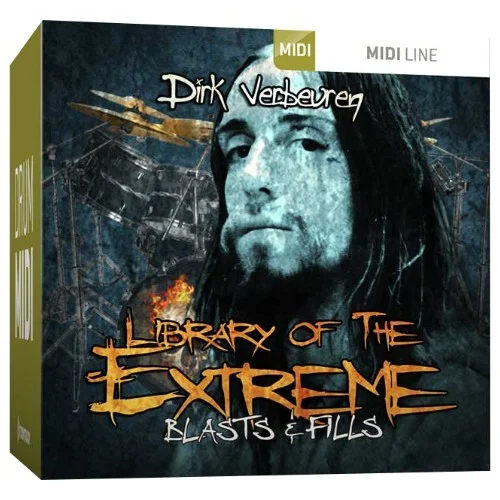 Toontrack Drum MIDI Library of the Extreme - Blasts & Fills interface