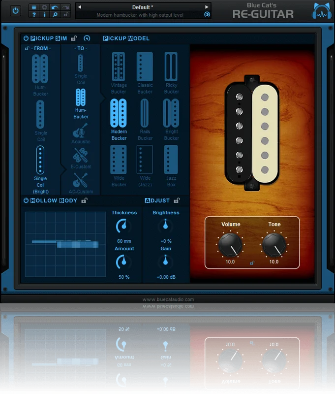 Blue Cat Audio Blue Cat's Re-Guitar Crossgrade from Guitar Rig interface