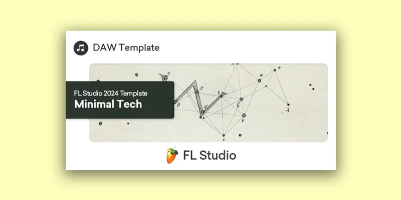 Plugin Boutique Minimal Tech FL Studio 2024 Template interface