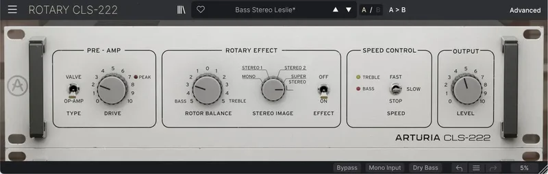 Arturia Rotary CLS-222 interface