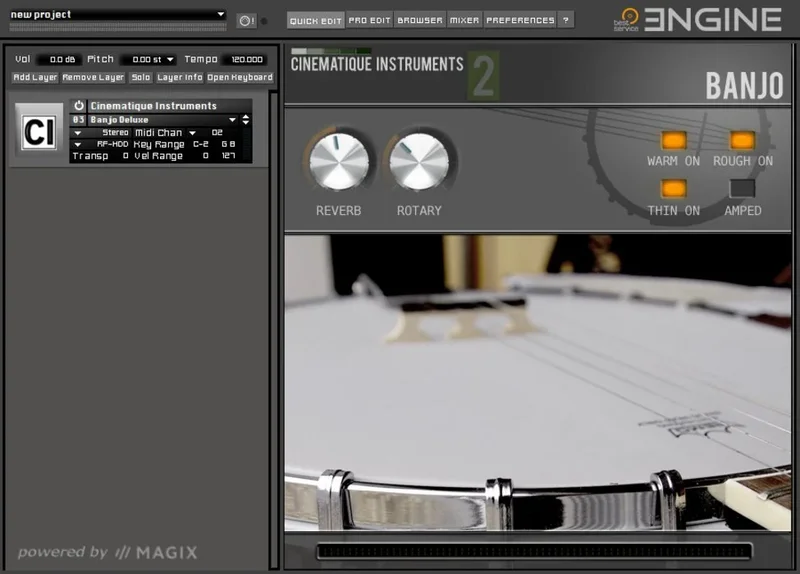Best Service Cinematique Instruments 2 interface