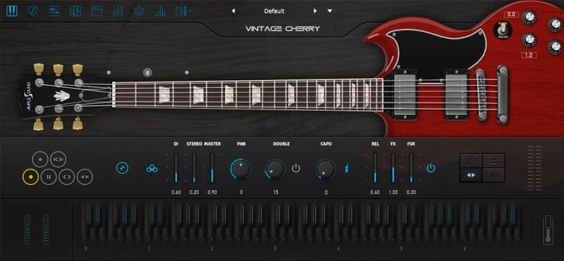 Ample Sound Ample Guitar Vintage Cherry interface
