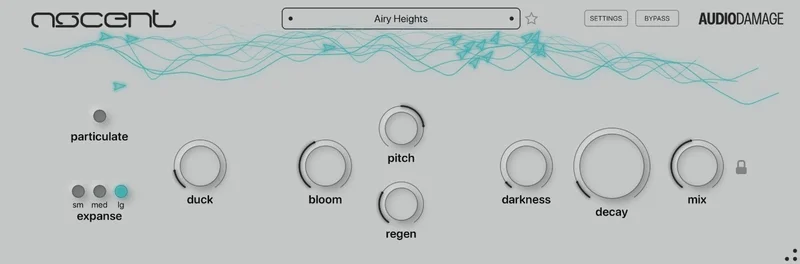 Audio Damage Ascent interface