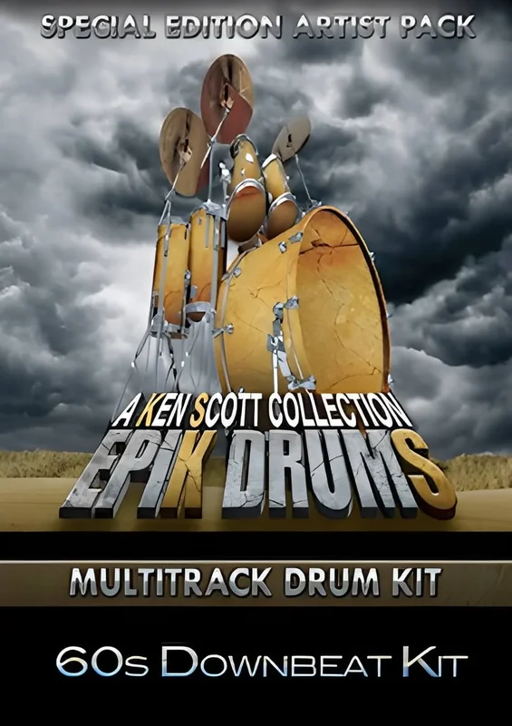 Sonic Reality BFD3 Expansion: Epik Drums 60s Downbeat Kit interface
