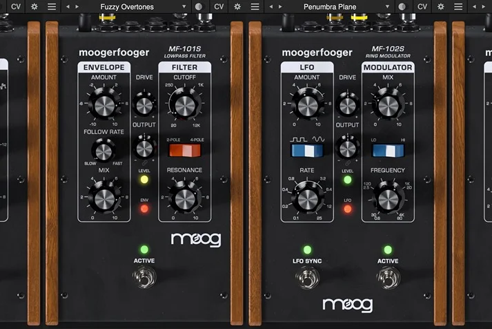 Moog Moogerfooger Pick 2 Software Bundle interface