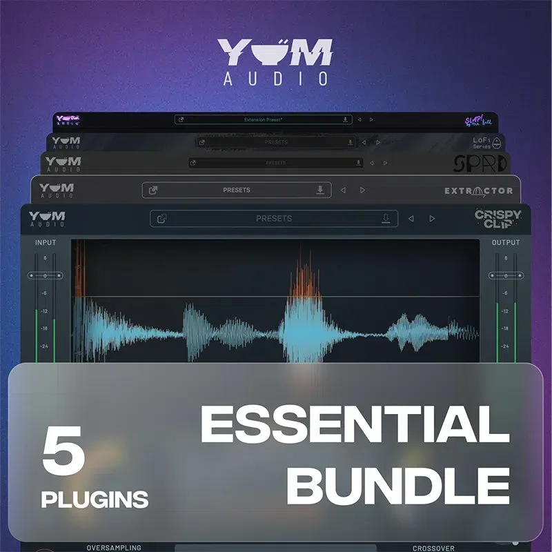 Yum Audio Essential Bundle interface