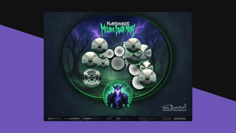 Melodic Deathmetal Drums interface