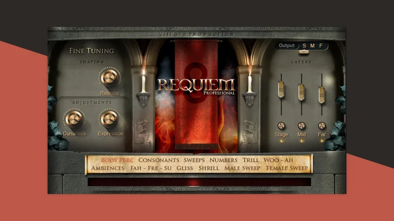 8Dio Requiem Professional interface