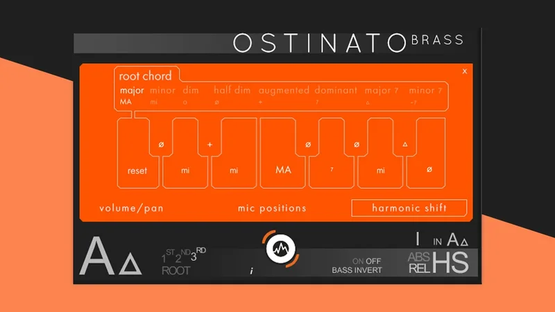 Sonokinetic Ostinato Brass interface