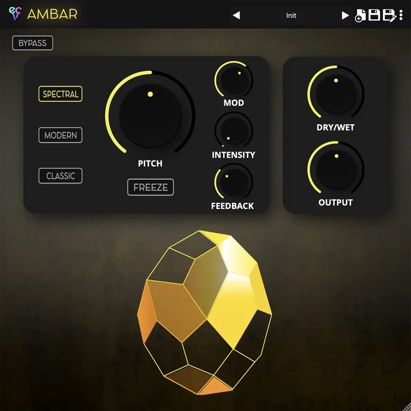 Ear Candy Ambar interface