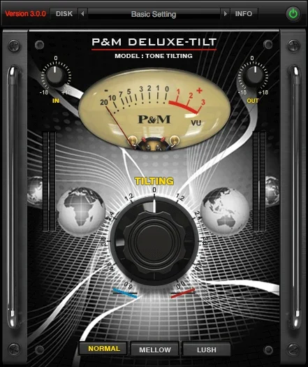 Plug and Mix Deluxe Tilt interface