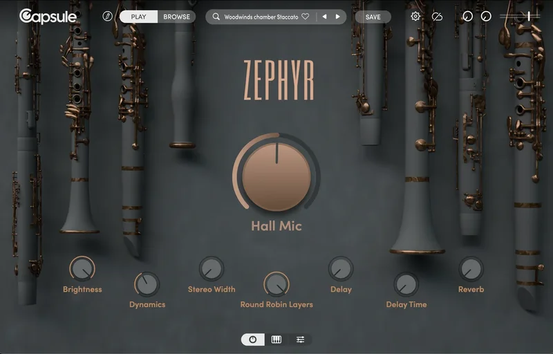 Capsule Audio Zephyr interface