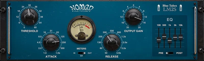 Nomad Factory Blue Tubes Limiter LM2S interface