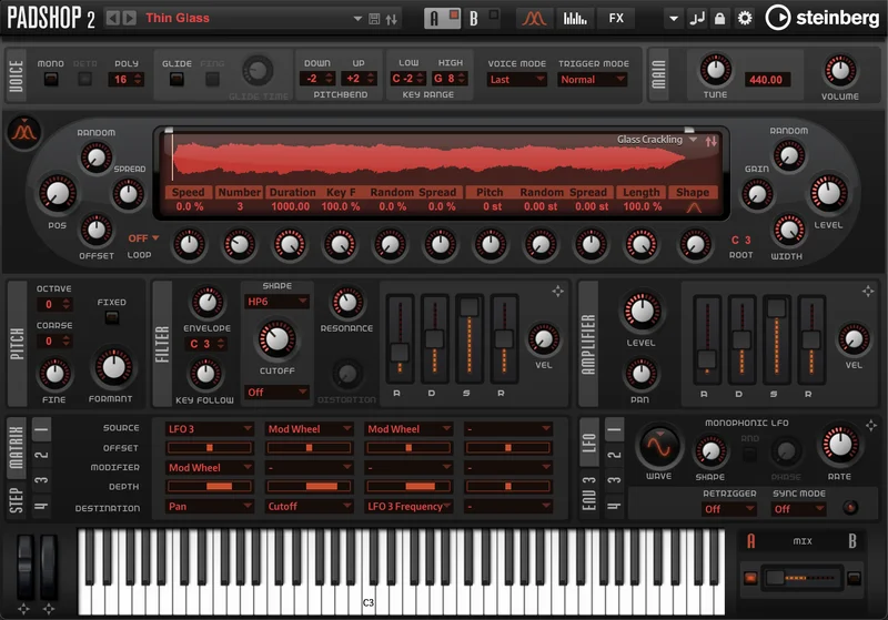 Steinberg Padshop 2 interface