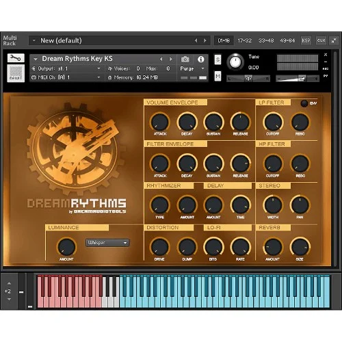 Dream Audio Tools Dream Rhythms interface