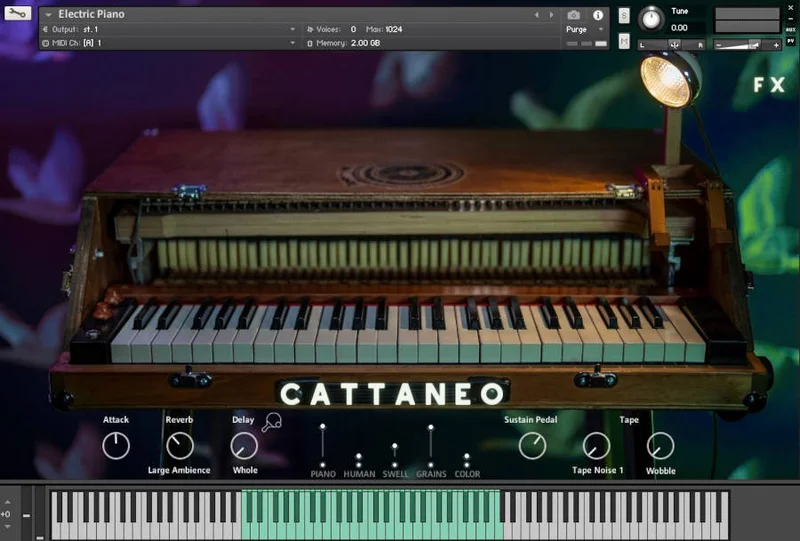 Have Audio Cattaneo Electric Piano interface
