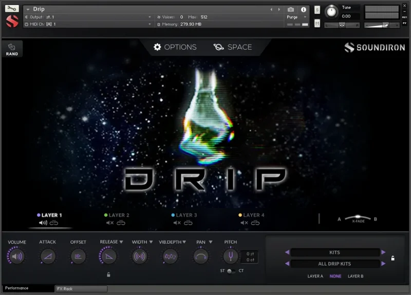 Soundiron Drip interface