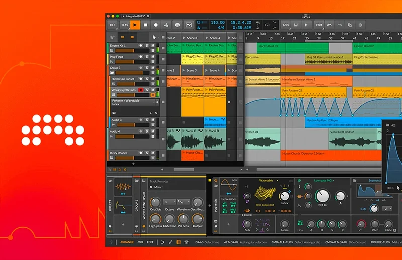 Bitwig Studio 12-Month Upgrade Plan interface