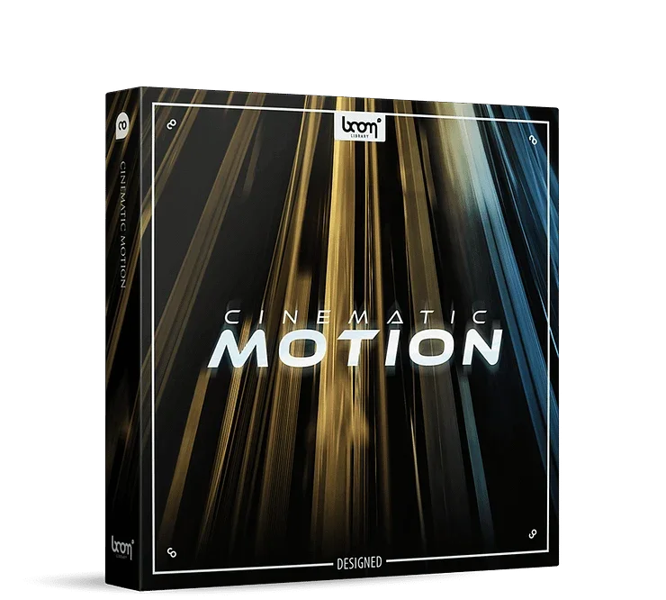BOOM Library: Cinematic Motion - Designed interface