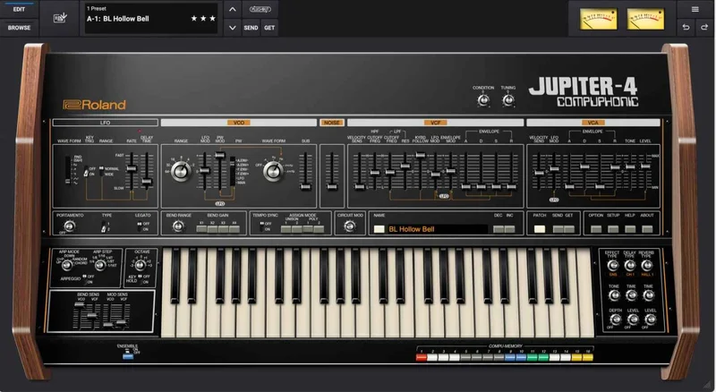 Roland JUPITER-4 interface