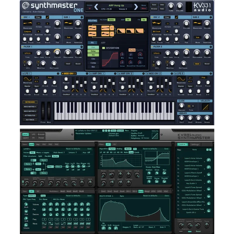 KV331 Audio Synthmaster Everything Bundle interface