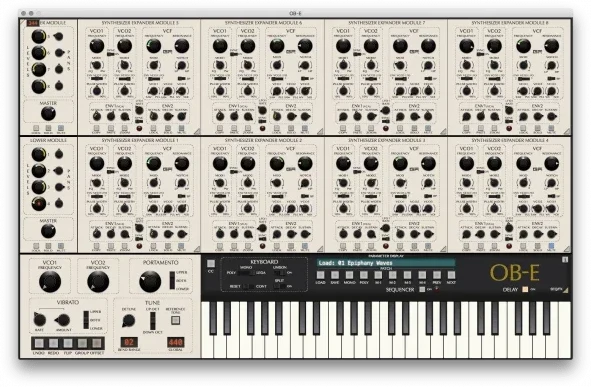 GForce OB-E interface