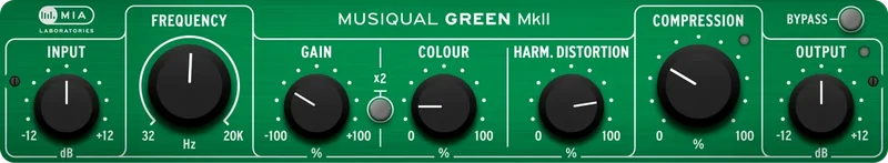 MIA Laboratories Musiqual Green interface