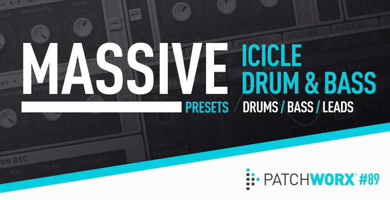 Loopmasters Icicle Drum & Bass - Massive Presets interface
