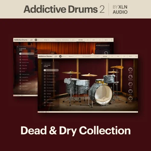 XLN Audio Addictive Drums 2 Dead & Dry interface