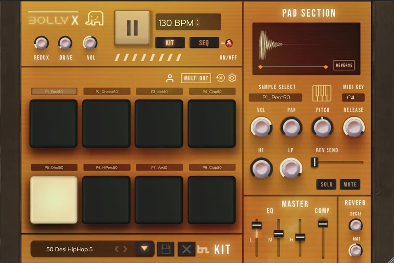 BeatSkillz BollyX interface