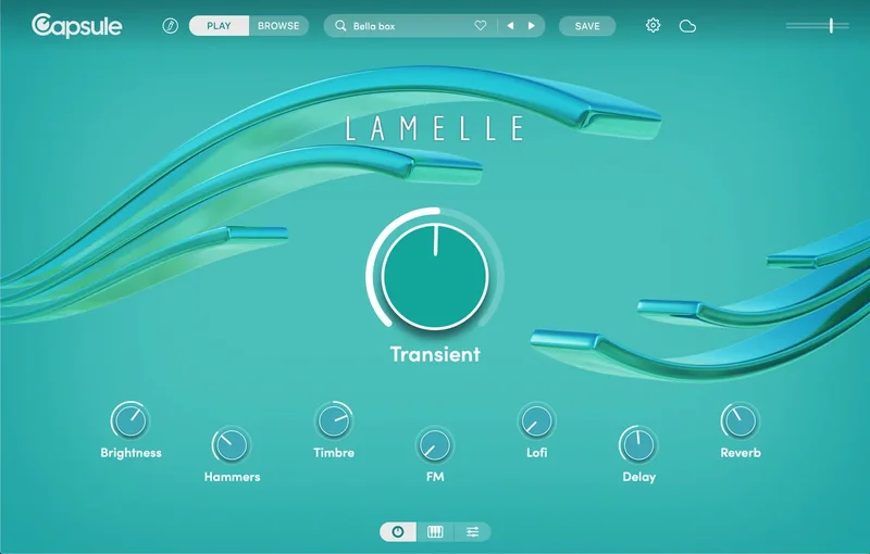 Capsule Audio Lamelle interface