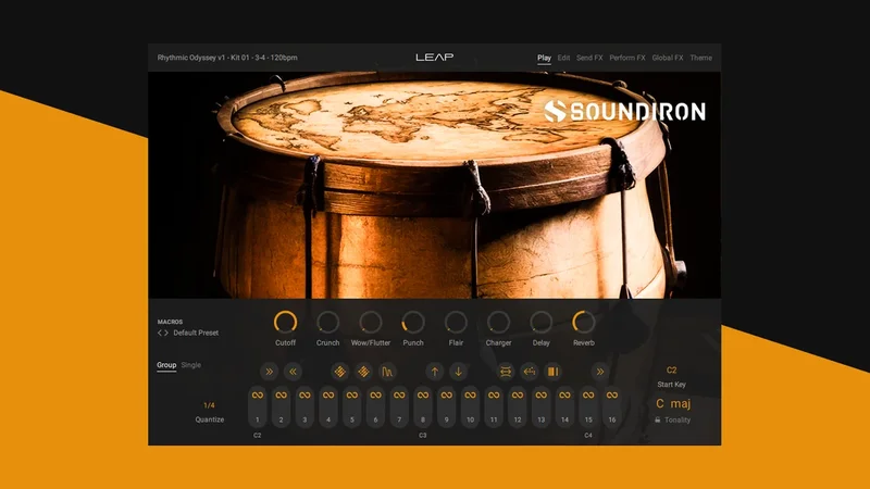 Soundiron Rhythmic Odyssey Vol 1 interface