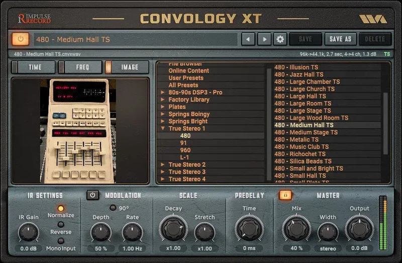 Wave Arts ConvologyXT Complete interface